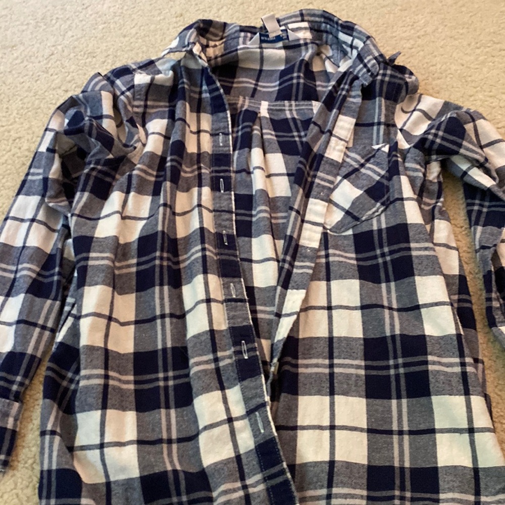 Button up flannel shirt